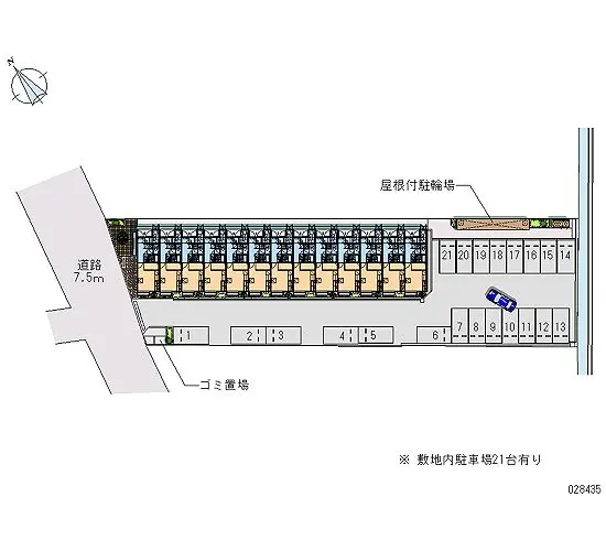 ★手数料０円★岡崎市大和町　月極駐車場（LP）